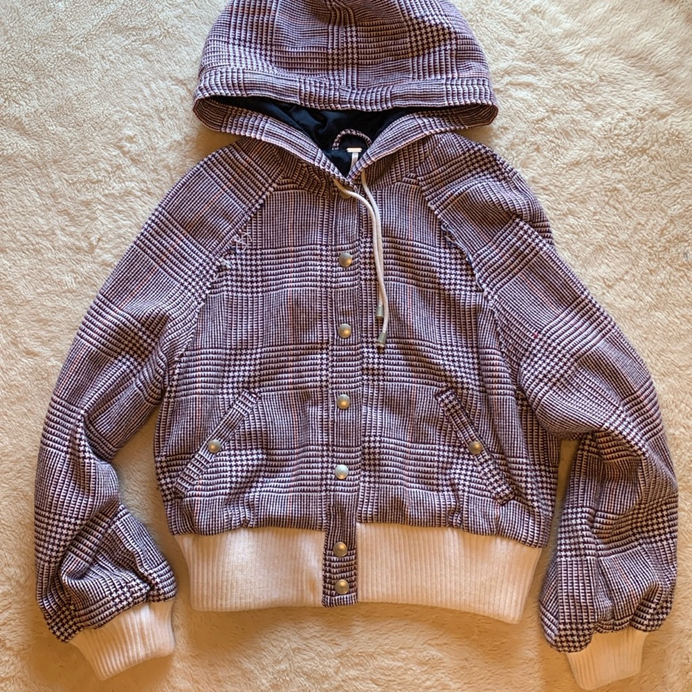 Free People Bomber Hoodie